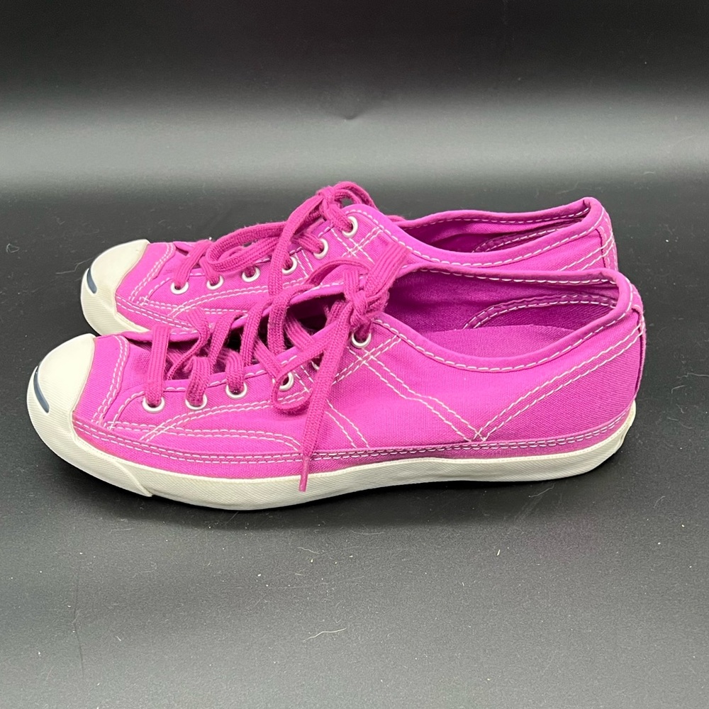 Converse, Jack Purcell, pink sneakers, size 7